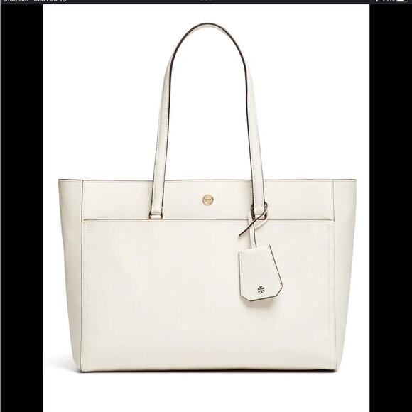 Tory Burch Large Robinson Tote White With Bag